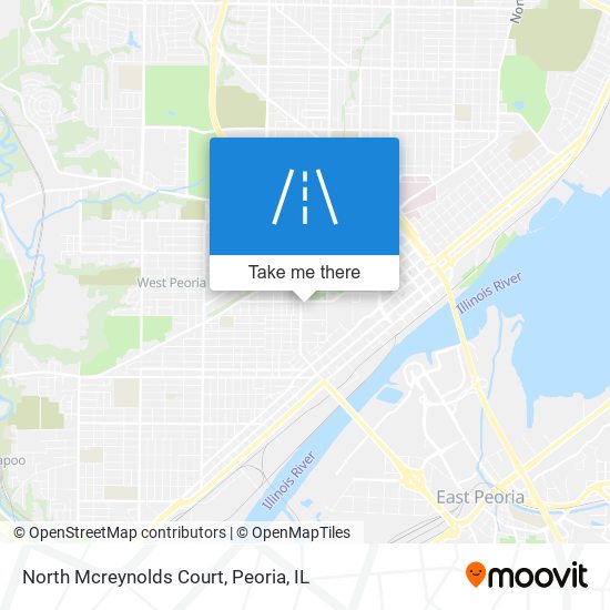 North Mcreynolds Court map