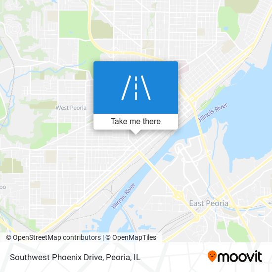 Southwest Phoenix Drive map
