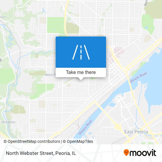 North Webster Street map