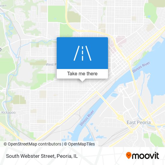 South Webster Street map