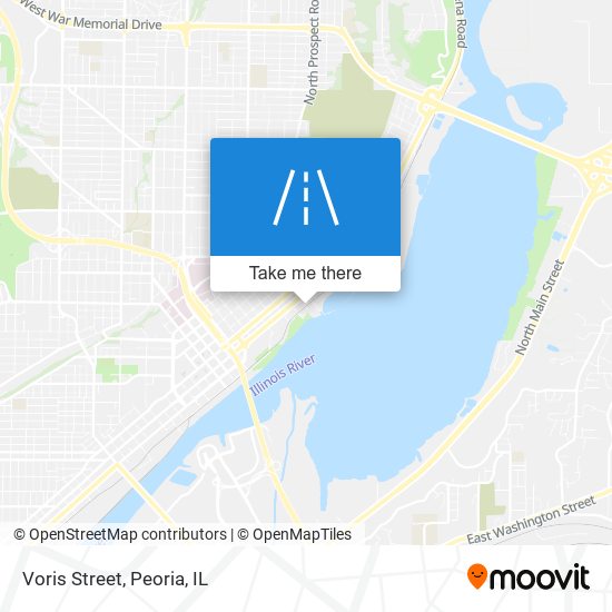 Voris Street map