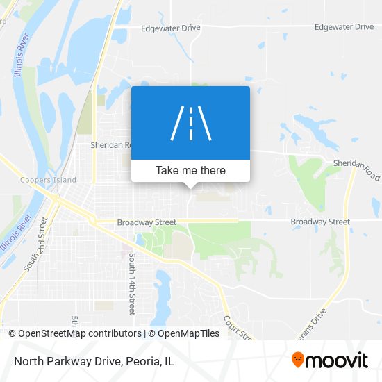 Mapa de North Parkway Drive
