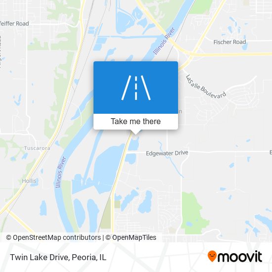 Twin Lake Drive map