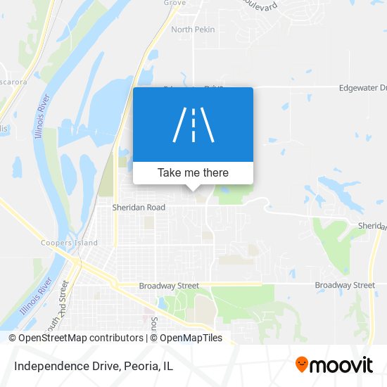 Independence Drive map