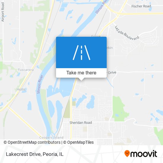 Mapa de Lakecrest Drive