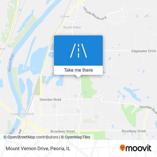 Mount Vernon Drive map