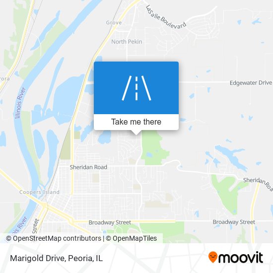 Marigold Drive map