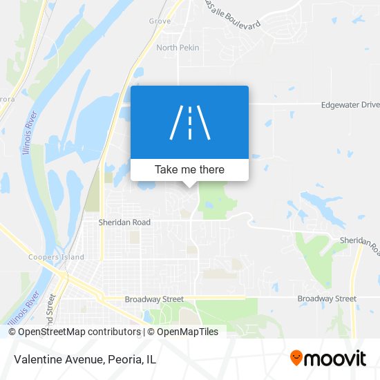 Valentine Avenue map