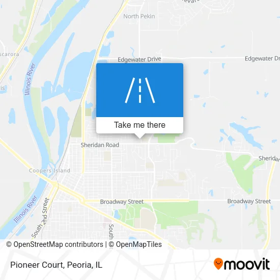 Mapa de Pioneer Court