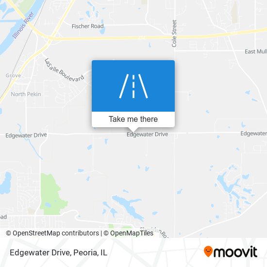 Mapa de Edgewater Drive