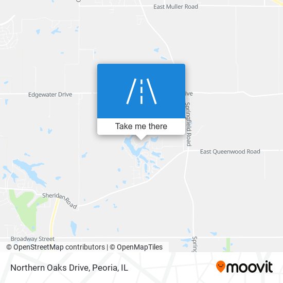 Northern Oaks Drive map