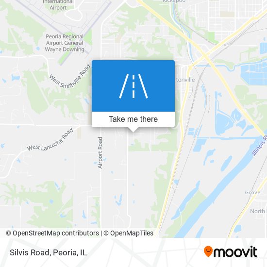 Silvis Road map