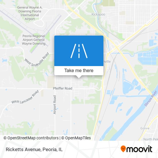 Ricketts Avenue map