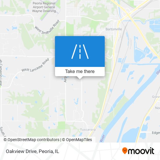 Oakview Drive map