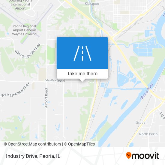 Industry Drive map