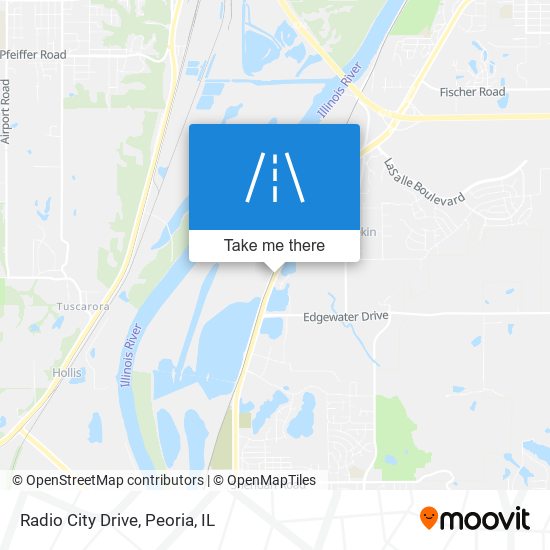 Mapa de Radio City Drive