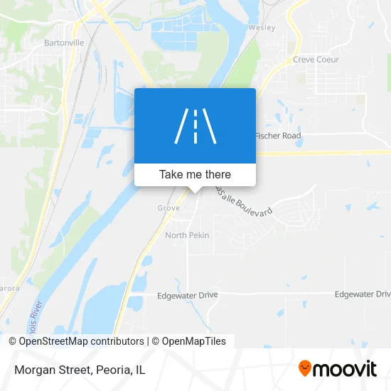 Morgan Street map