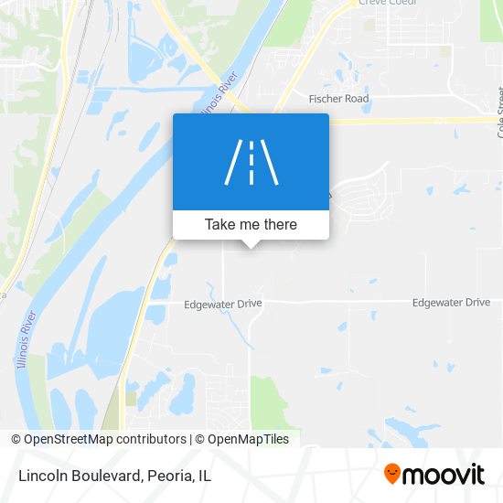 Mapa de Lincoln Boulevard