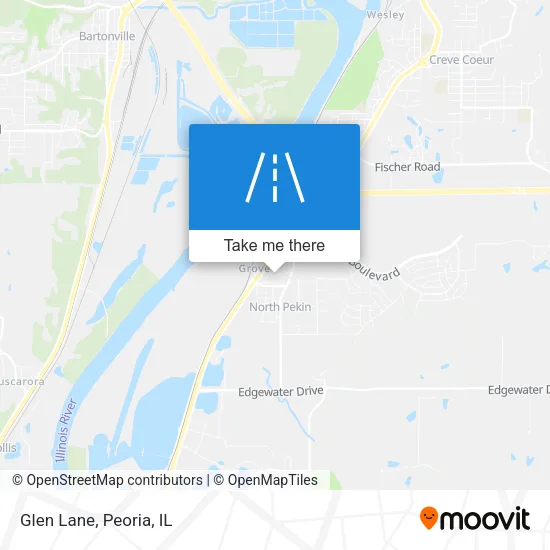 Glen Lane map
