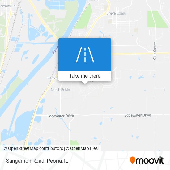 Sangamon Road map