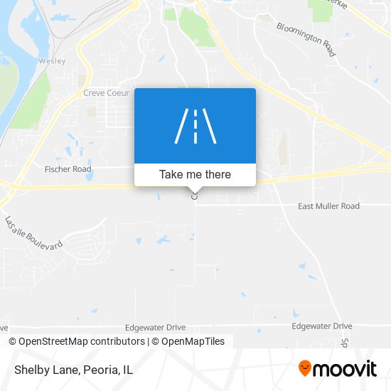 Shelby Lane map