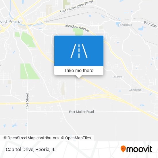 Capitol Drive map
