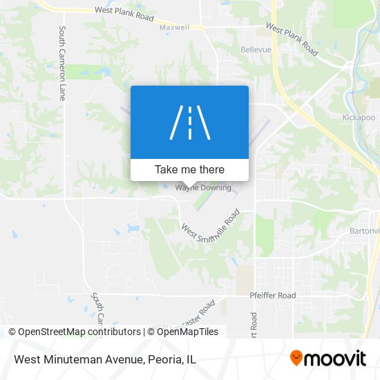 West Minuteman Avenue map