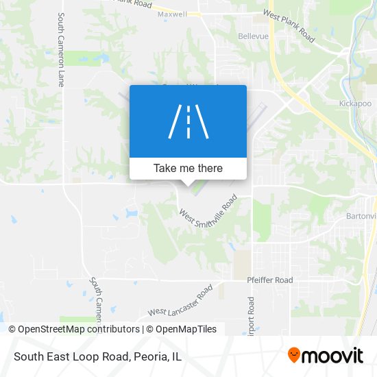 Mapa de South East Loop Road