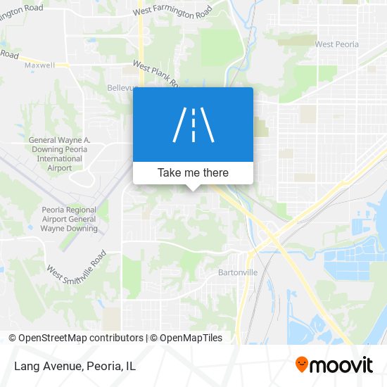 Lang Avenue map