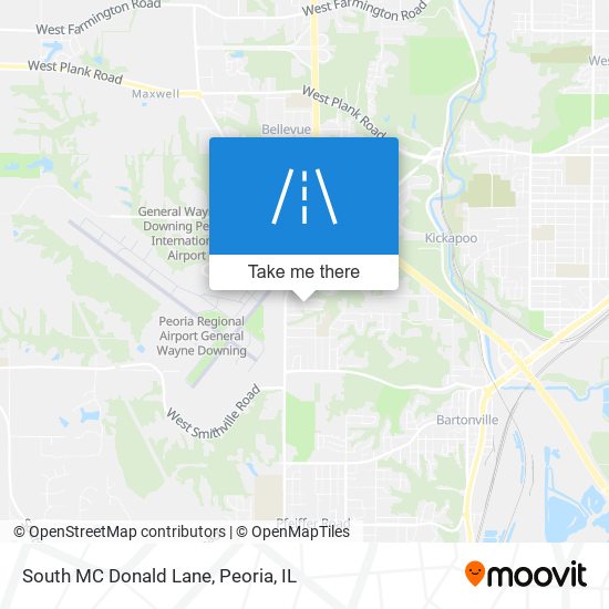 South MC Donald Lane map