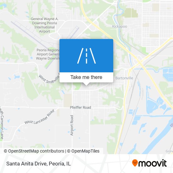 Santa Anita Drive map