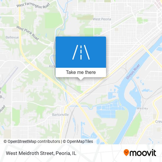 West Meidroth Street map