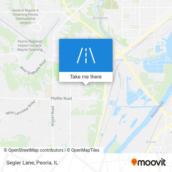 Segler Lane map