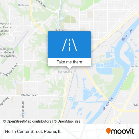 Mapa de North Center Street