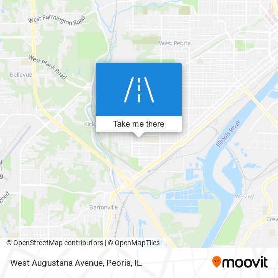 Mapa de West Augustana Avenue