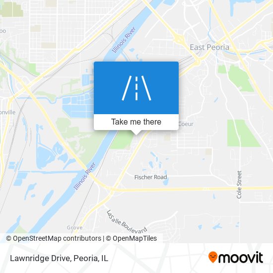 Lawnridge Drive map