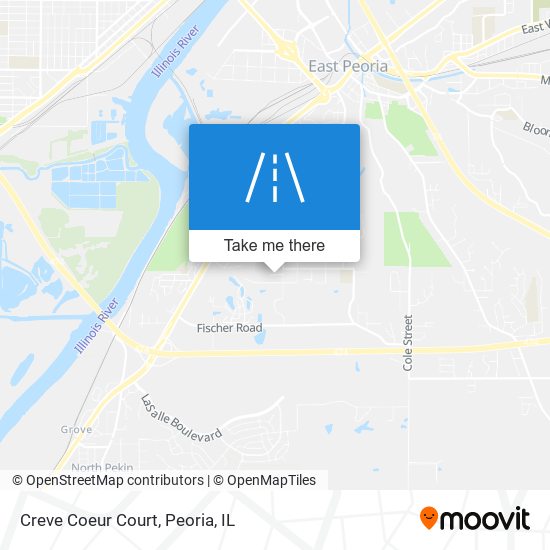 Creve Coeur Court map