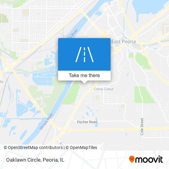 Oaklawn Circle map