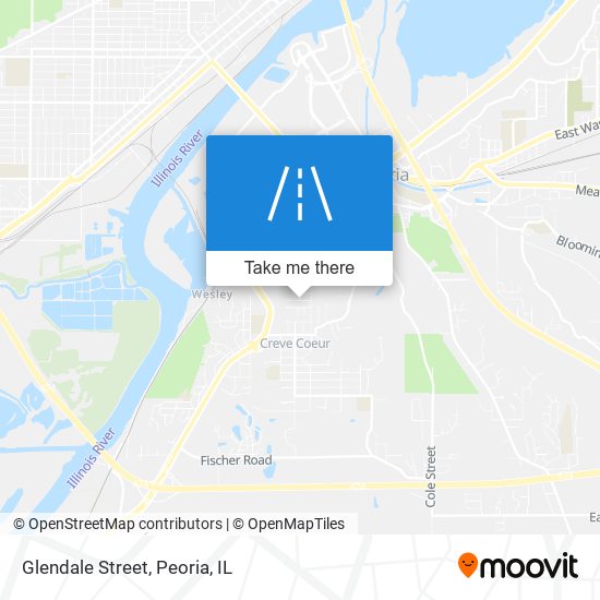 Glendale Street map