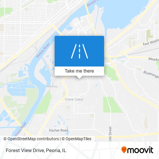 Forest View Drive map