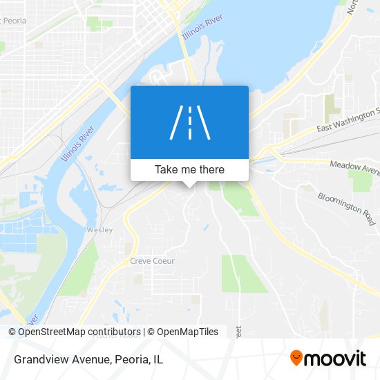 Mapa de Grandview Avenue