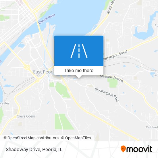 Shadoway Drive map