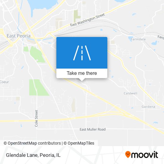 Glendale Lane map