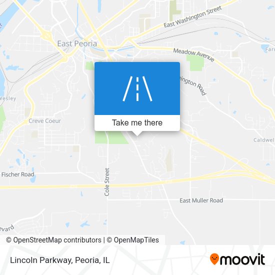 Mapa de Lincoln Parkway
