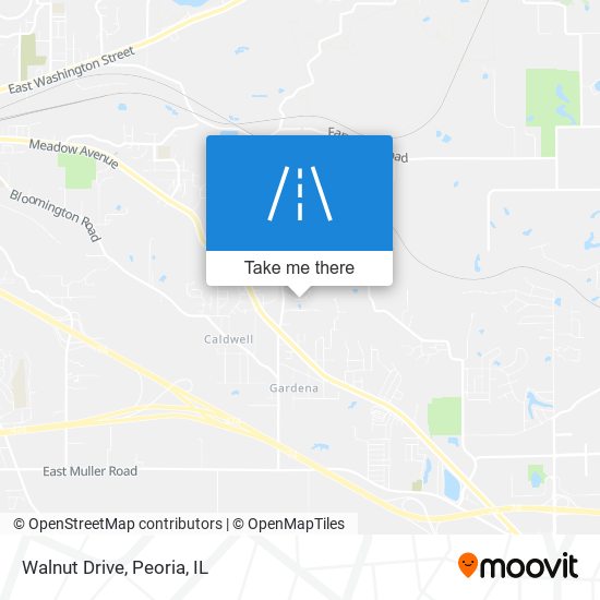 Walnut Drive map