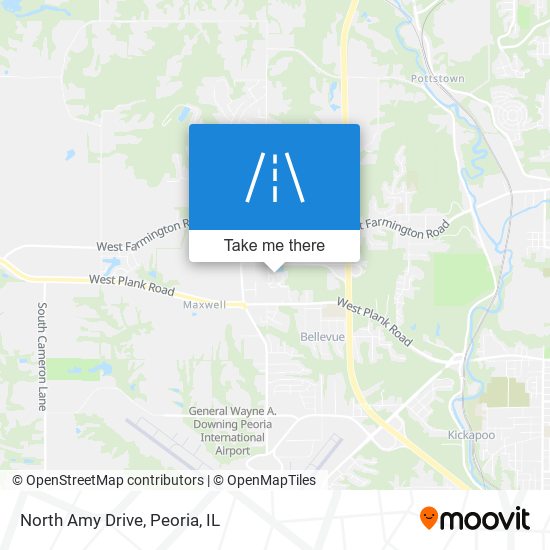 North Amy Drive map