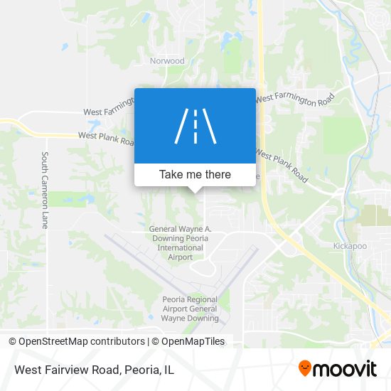 West Fairview Road map