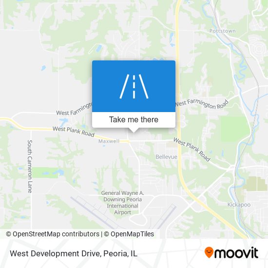 West Development Drive map