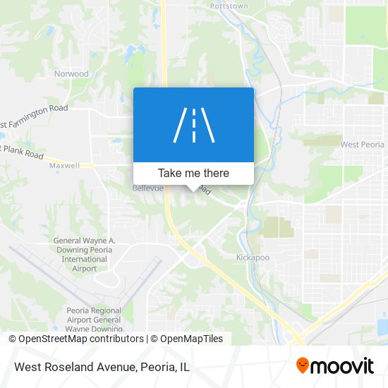 Mapa de West Roseland Avenue