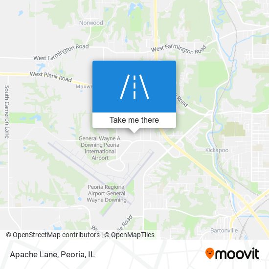Apache Lane map